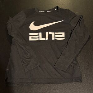 Nike Black Elite Long Sleeve Top